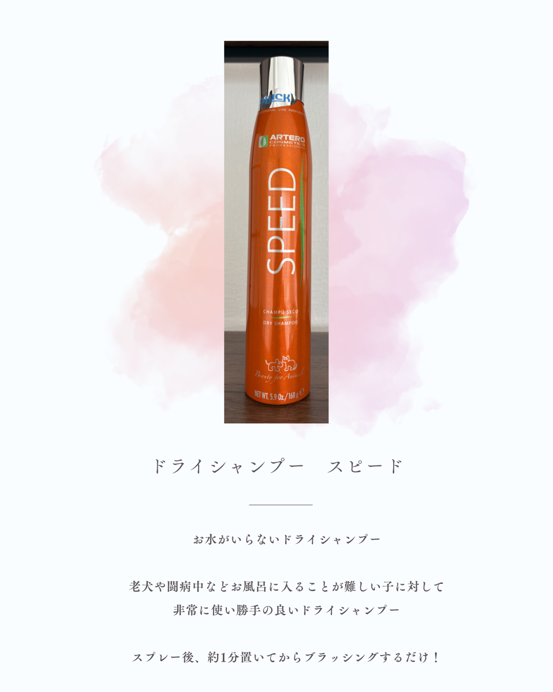 ドライシャンプー　スピード